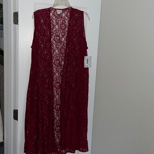 💙NWT Red lace Lularoe Joy